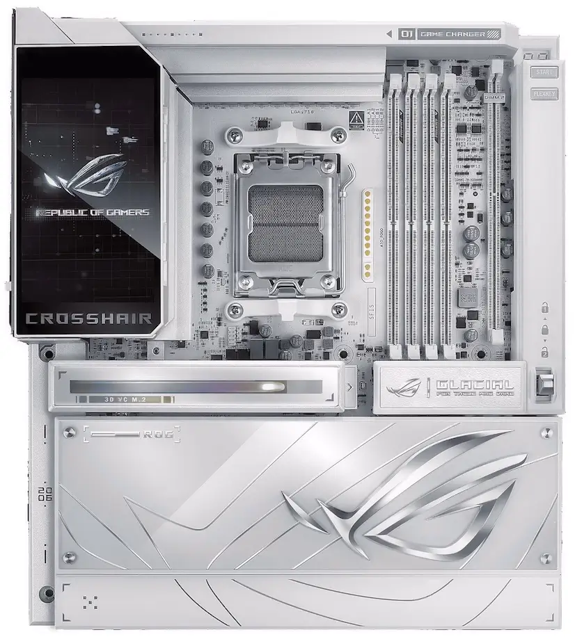 Montaje Placa Base ASUS ROG CROSSHAIR X870E GLACIAL Alcalá de Henares Alcalá de Henares Gaming - Montaje Placa Base ASUS ROG CROSSHAIR X870E GLACIAL Alcalá de Henares
