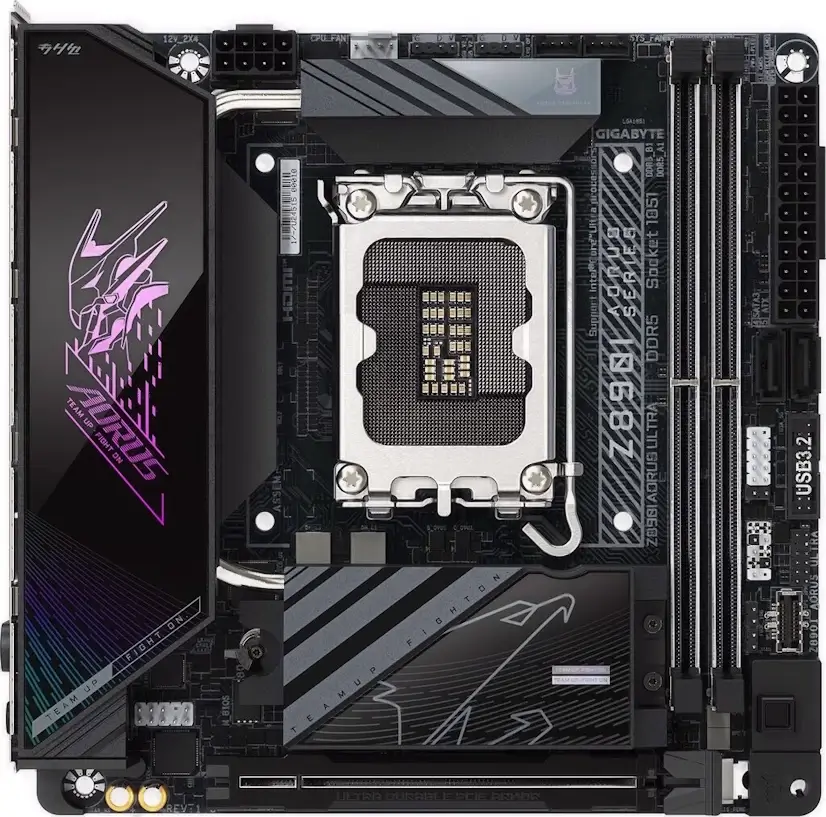 Montaje Placas Base Gigabyte Z890I AORUS ULTRA Gaming PC Alcalá de Henares Montaje Placa Base Gigabyte Z890I AORUS ULTRA Gaming PC Alcalá de Henares